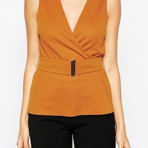 Camel colored top